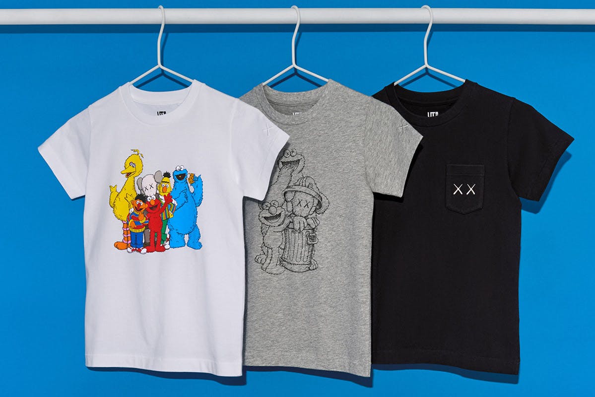 kaws sesame street shirt